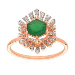 Malabar Gold and Diamonds 18k Gold Cocktail Ring for Women-image-79