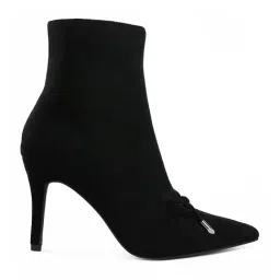 Rag & Co Women's Black Stiletto Booties-image-46