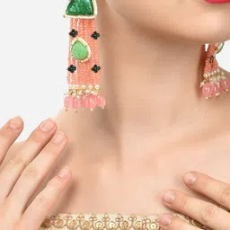 Zaveri Pearls Contemporary Drop Earrings-image-81
