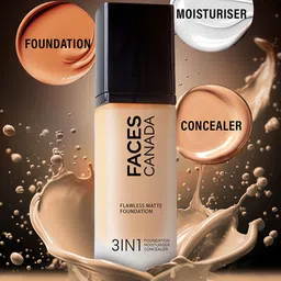 FACES CANADA 3 In 1 Flawless Matte Foundation - 30ml - Soft Sand 041 image 5