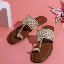 Inc.5 Women's Beige Toe Ring Sandals-image-10