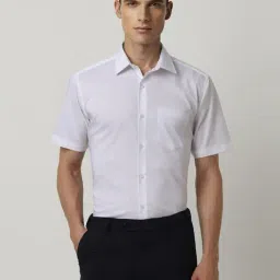 Van Heusen White Cotton Regular Fit Shirt-image-38