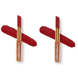 ME-ON Set of 2 Matte Vogue None-Transfer Lipsticks - Shade 04 & 14-44