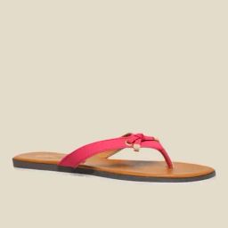Bata Women's Walker Pink T-Strap Sandals-image-91