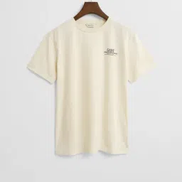 GANT Boys Cream Pure Cotton Printed T-Shirt-picture-31