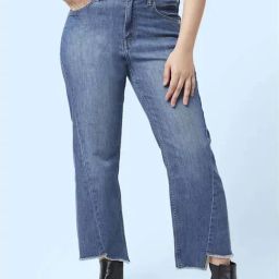 SF Jeans by Pantaloons Blue Cotton Mid Rise Flared Jeans-picture-38