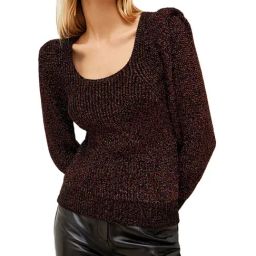 Liu Jo Black Copper Shimmer Regular Fit Sweater-image-52