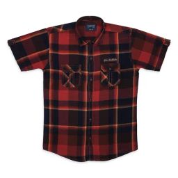 Cavio Kids Brown Checks Shirt-image-40