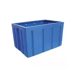 SINTEX 14 L Capacity Blue Polyethylene Supertuff Crate, DBS 14-011 (RIBBED BOTTOM)-46