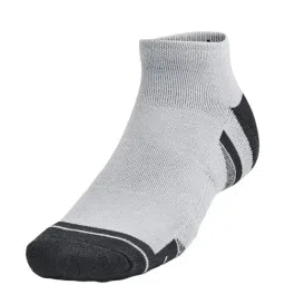 UNDER ARMOUR Grey & Black Polyester Textured Socks Pack of 6-image-81