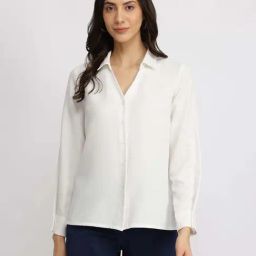 Fablestreet White Regular Fit Shirt-picture-13