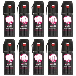 Guardian Self Defense 55ml Pepper Spray for Women Safety/Protection, Pack of 10-24