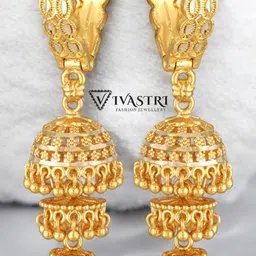 VIVASTRI Gold-Toned Alloy Earrings-25