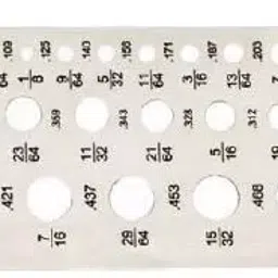 Kristeel 30 Holes Drill Gauge 1513-C-18
