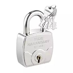 Bonus Zabardast 70 mm Steel Nickle Plated Finish 4 Keys Padlock-image-65