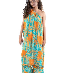 SIL SILA Abstract Printed Top With Palazzo-image-61
