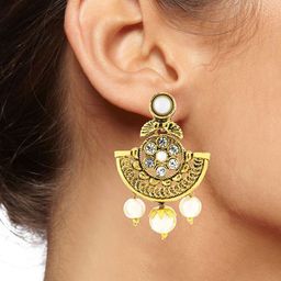 ZIVOM Contemporary Chandbalis Earrings-image-54