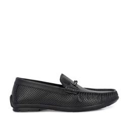 Hitz Men's Black Casual Loafers-image-46