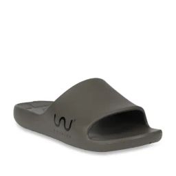 Doubleu Men's Charcoal Slides image 4
