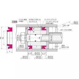 NOK φ140x165 mm ODI Type Polyurethane Rubber Packing Seal, ODI 165 140 19-image-90