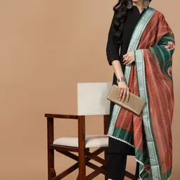 Kaizen TEXO FAB Ethnic Motifs Printed Dupatta image 5