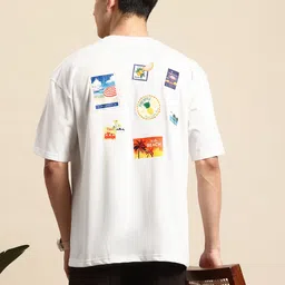 Mast & Harbour Printed Relaxed T-shirt-image-61