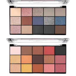 MARS Set of 2 Fantasy 15 Eyeshadow Palette - Shades 01 & 04-image-28