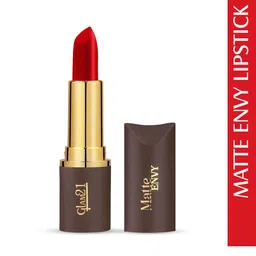 GLAM21 Matte Envy Highly Blendable Lipstick - 3.5g - Rain In Red 04-13