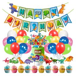 Zyozi Dinosaur Birthday Party Supplies Multicolor - Pack of 37-image-77