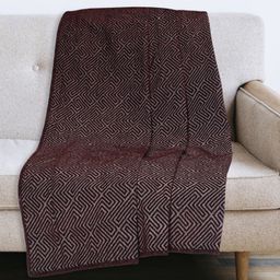 Saral Home Chenille 2 Seater Sofa Cover Throw (Brown, 140x160 cm)-15