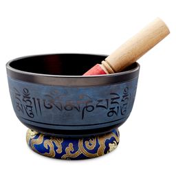 Sarveda Rustic Blue Mantra Singing Bowl image 2