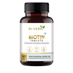 Dr Vedic Biotin Tablets- 60 Tablets Each-49