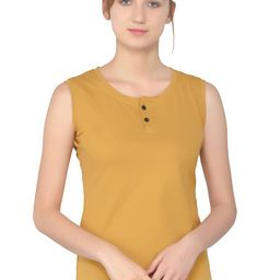 BEYOU FASHION Women Henley Neck Cut Outs Slim Fit T-shirt-image-87