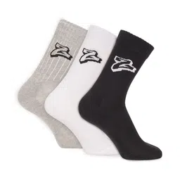 MuscleBlaze Unisex Pack Of 3 Cotton Crew-Length Socks-8