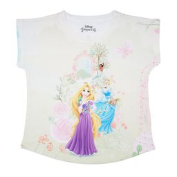 Disney by Wear Your Mind Girls Off-White Disney Princess Printed Top-image-79