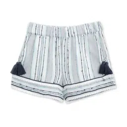 Cherry Crumble By Nitt Hyman Kids Blue Striped Shorts-image-58