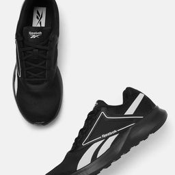 Reebok Men Black & White Woven Design Sprintfit Running Shoes-image-32