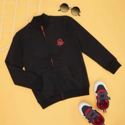 Pantaloons Junior Boys Jet Black Sweatshirt-image-65