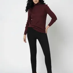 Vero Moda Black Blended Skinny Fit High Rise Jeans-image-37