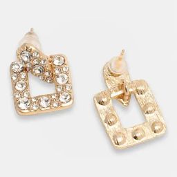 Sohi Gold Plated Party Designer Stone Drop Earrings-32