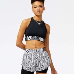 New Balance Black Printed Sports Bra-picture-22