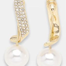 Sohi Gold Plated Party Designer Stone Drop Earrings-23