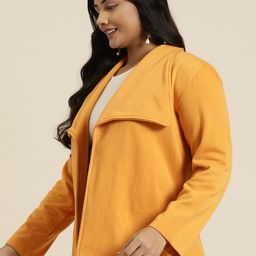 Qurvii+ Plus Size Front-Open Overcoat image 3
