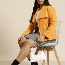 Qurvii+ Plus Size Front-Open Overcoat image 5