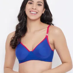 Clovia Blue & Red Non Wired Non Padded Maternity Bra-picture-41
