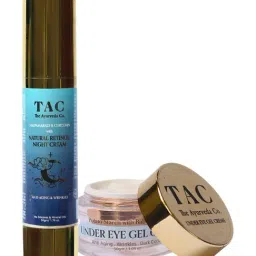 TAC - The Ayurveda Co. Collagen Boosting Under Eye Gel Creme & Night Cream-13