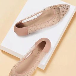 Forever Glam by Pantaloons Women's Nude Flat Ballets-image-45