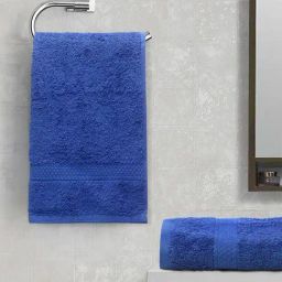 Spaces Dark Blue Cotton Hand Towel Set of 2-image-56