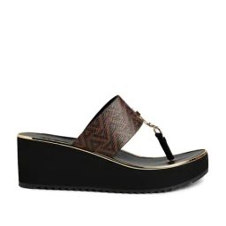 Aldo Women's Black T-Strap Wedges-picture-16