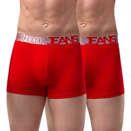 UnderJeans by Spykar Red Trunks - Pack of 2-picture-2